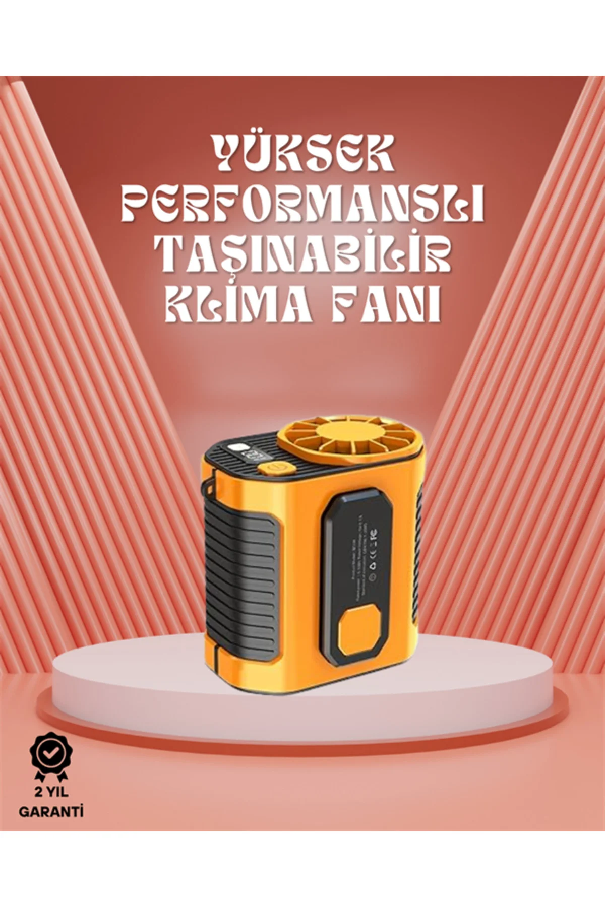 Sessiz Turbo Fan – Kamp, Spor, Ofis İçin Taşınabilir Mini Soğutuc