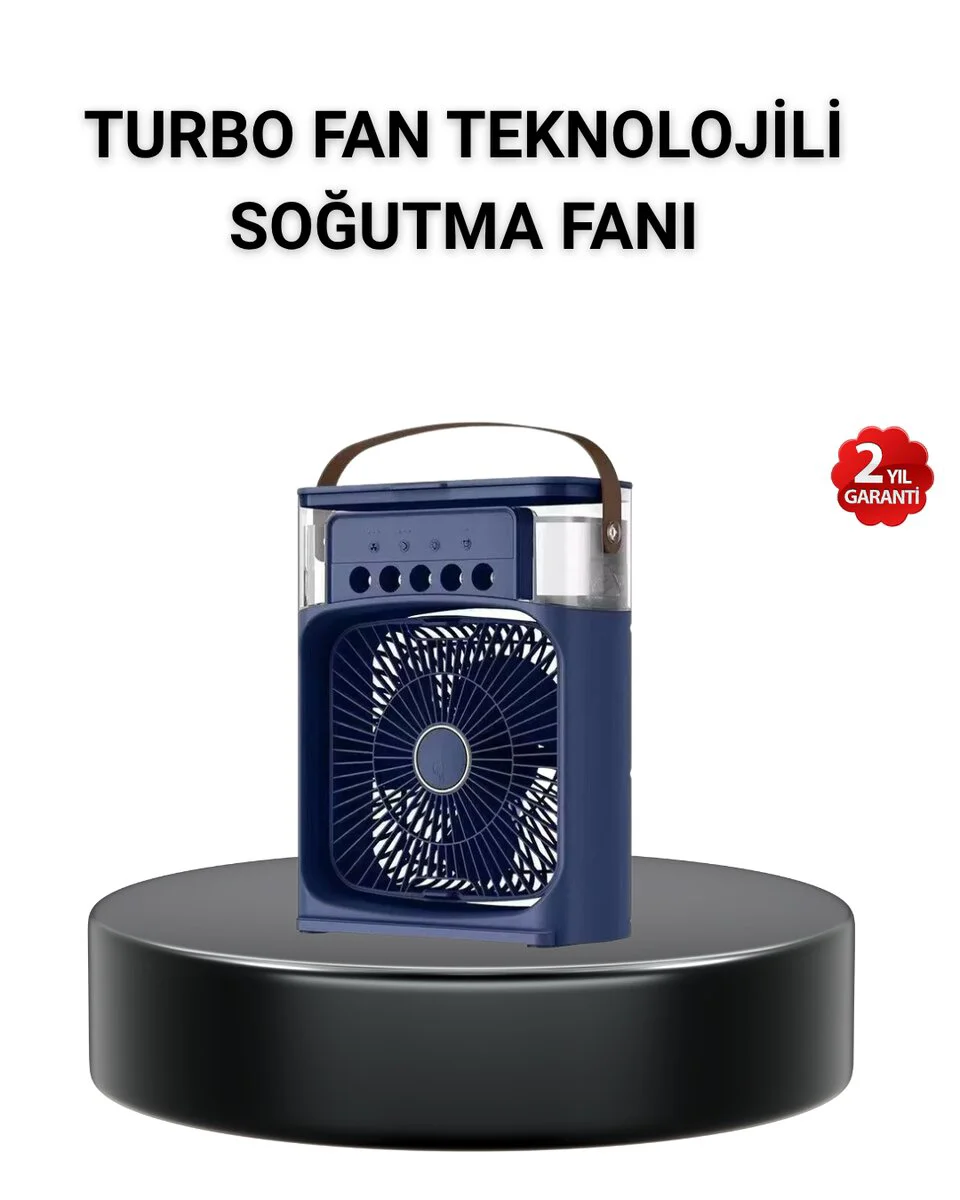 Sessiz Turbo Fan Soğutma Masası - Güçlü Hava Akışı ve Dekoratif Tasarım