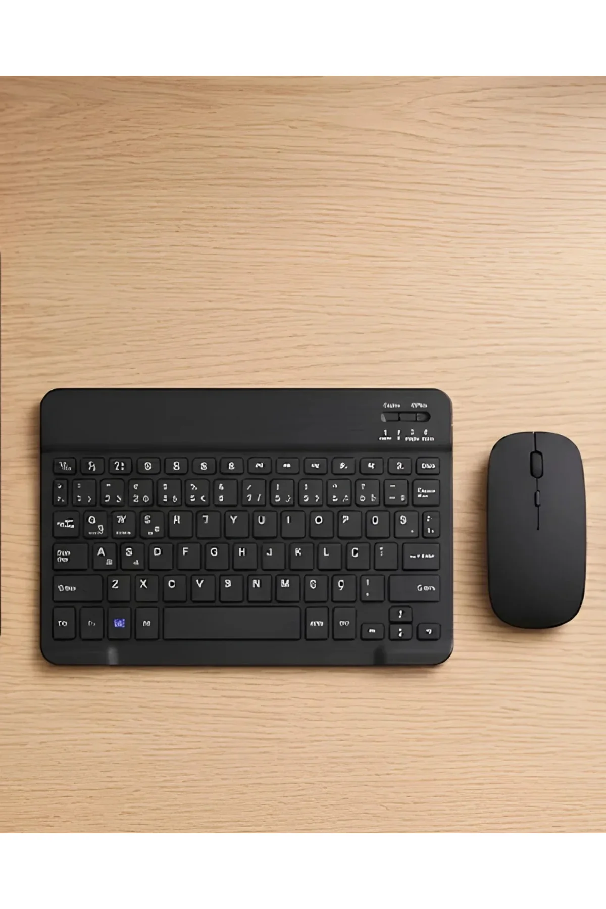 Sessiz Tuşlu Kablosuz Klavye Mouse Seti Çoklu Cihaz Uyumlu Sessiz Tuşlu Kablosuz Klavye Mouse Seti Çoklu Cihaz Uyumlu
