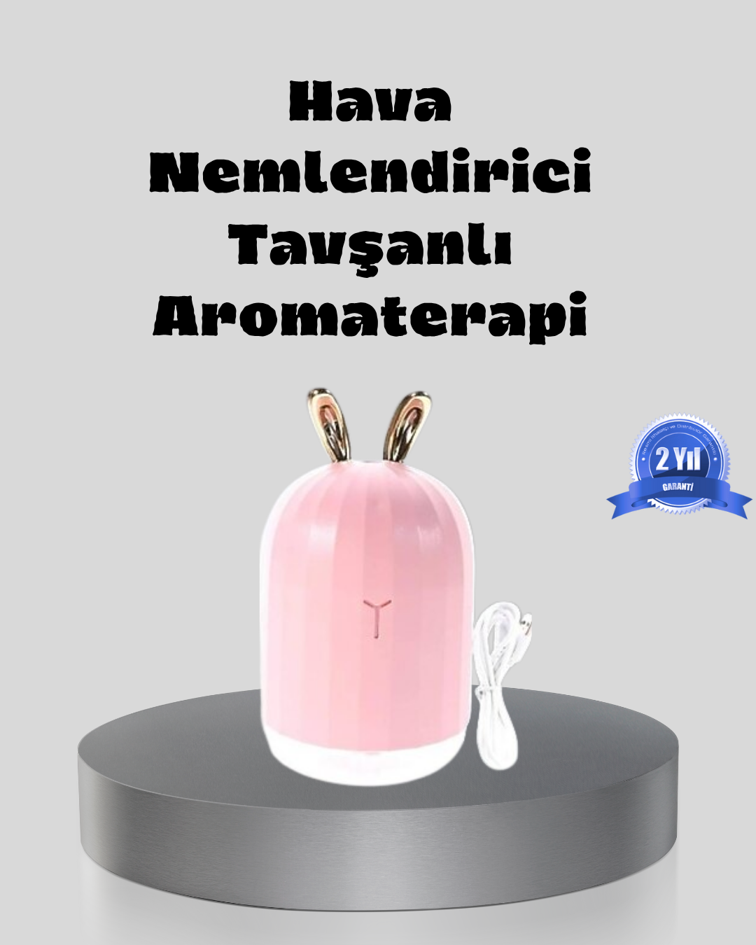 Sessiz Ultrasonik Hava Nemlendirici – Su Bazlı Buhar Difüzör