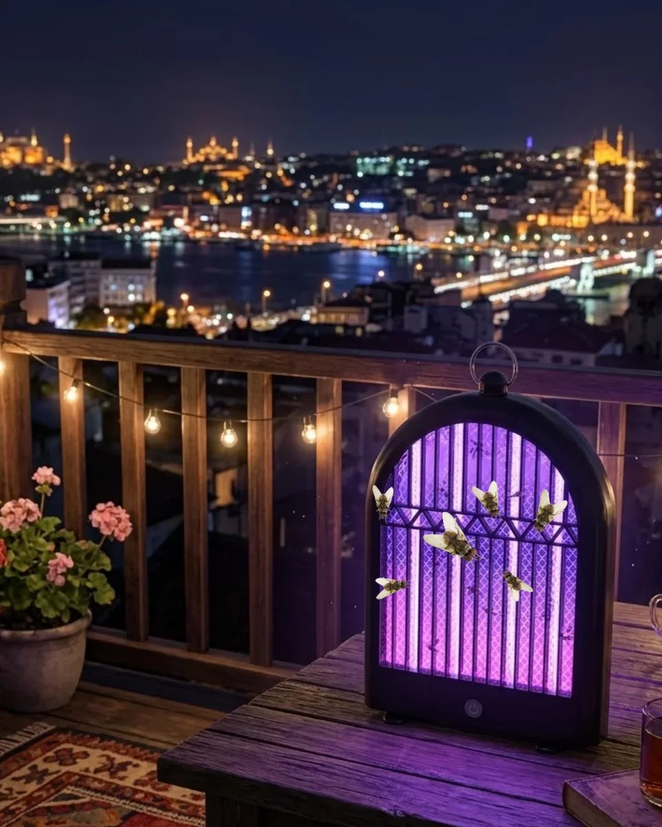 Sessiz UV Sivrisinek Öldürücü Lamba - Elektrikli Izgara ile Uyku Kalitenizi Artırın