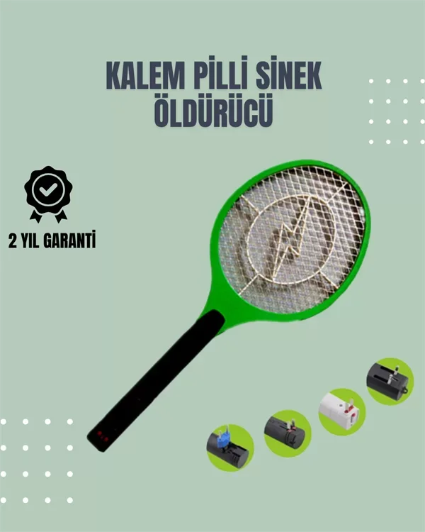 Sessiz ve Etkili Böcek Öldürücü – Üç Katmanlı Koruyucu Izgaralı Elektronik Sineklik - Lisinya