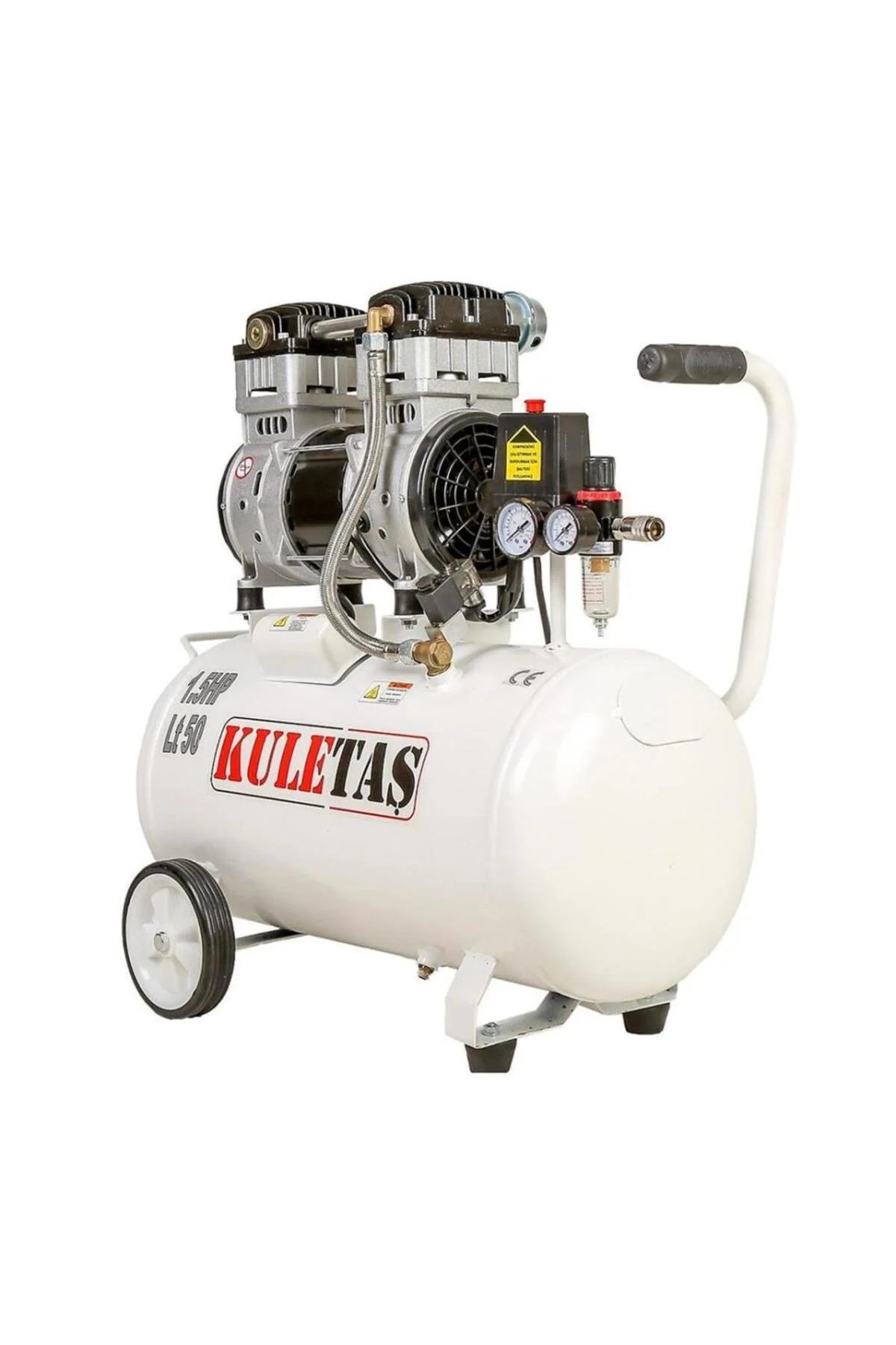 Sessiz Yağsız Kompresör 1,5hp 50lt
