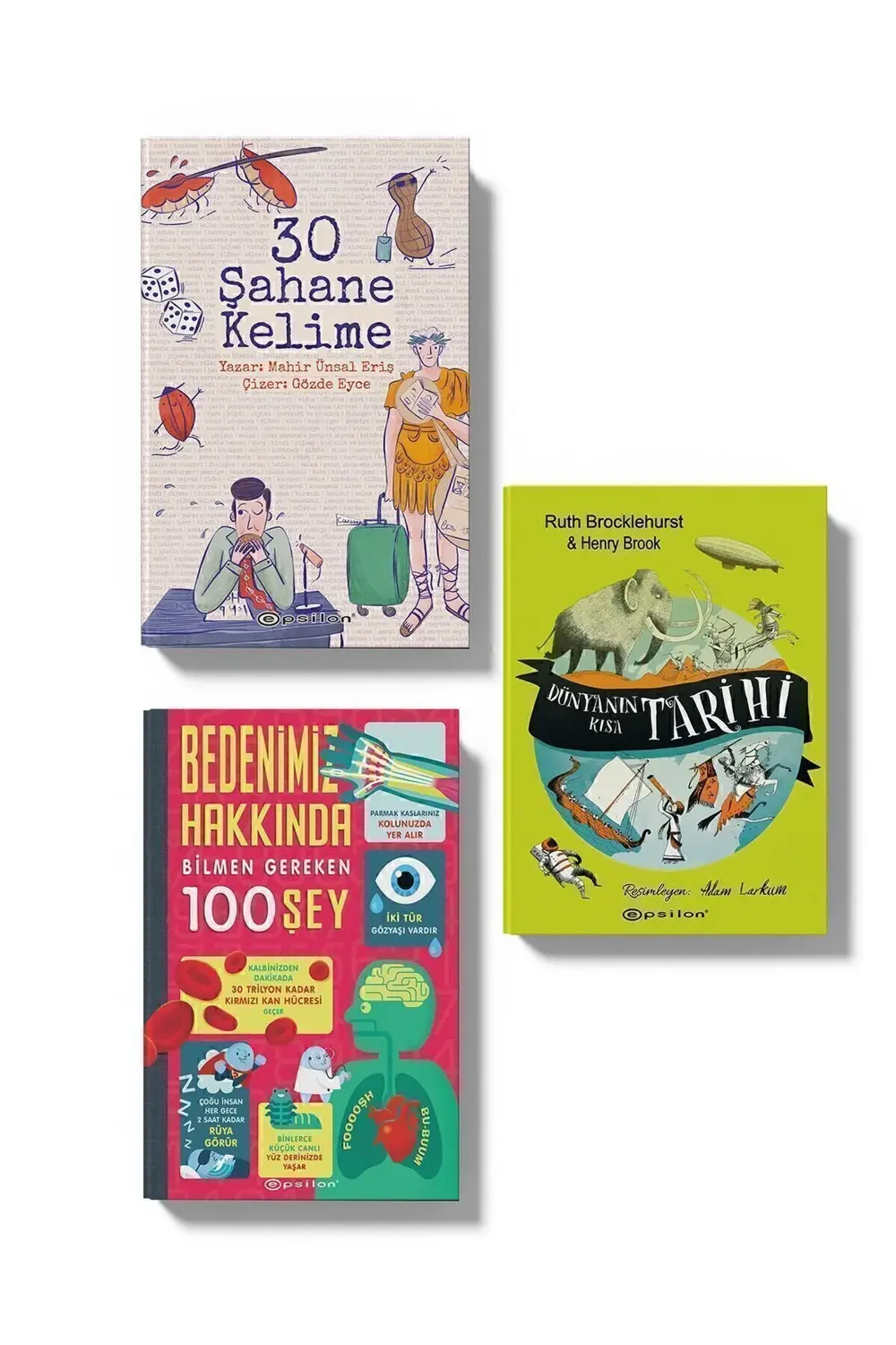 Set 3 Kitap / Dünyanın Kısa Tarihi - Bedenimiz Hakkında Bilmen Ge