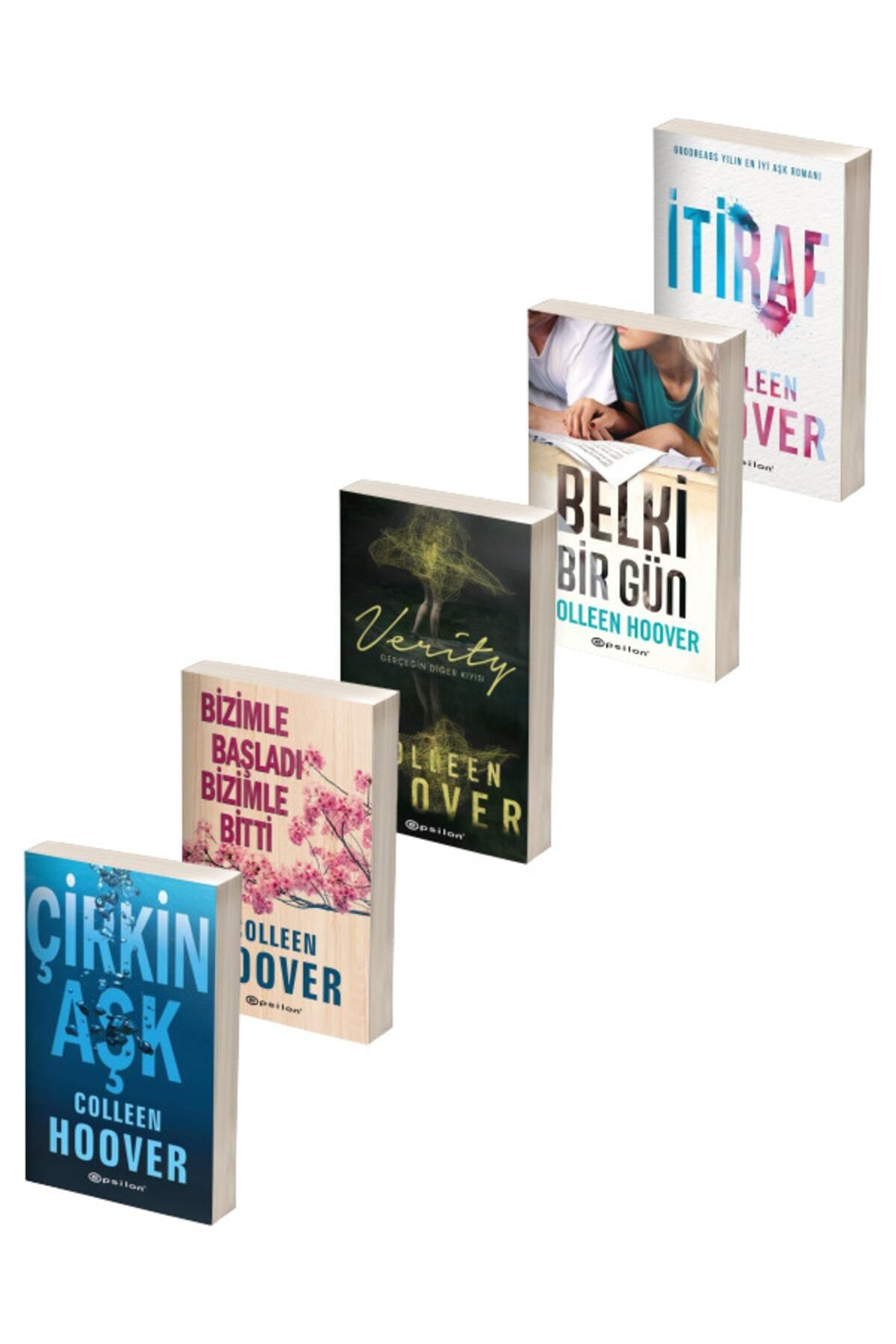 Set - 5 Kitap Çirkin Aşk, Bizimle Başladı Bizimle Bitti, Verity, Belki Bir Gün, Itiraf / Colleen