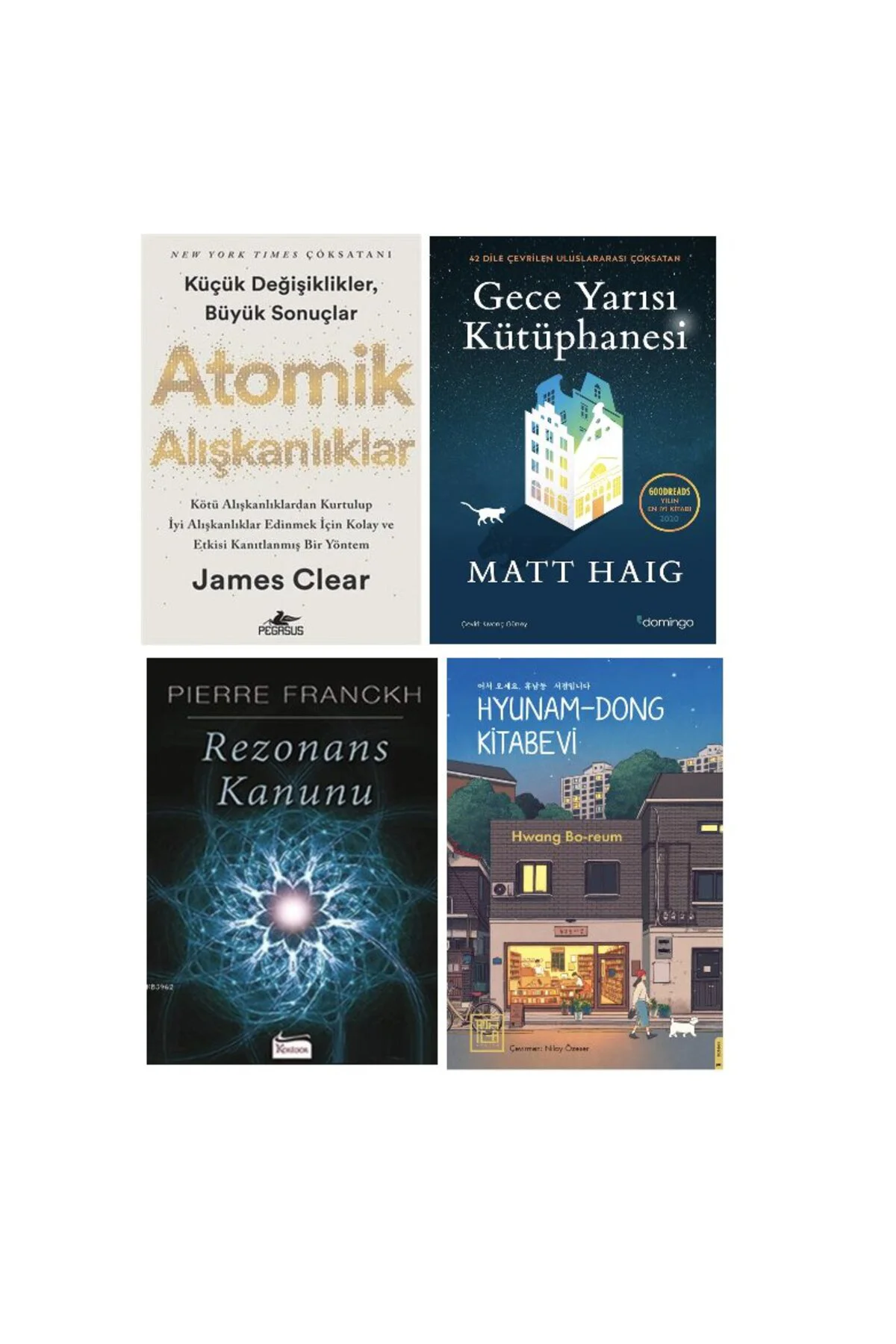 Set Atomik Alışkanlıklar-gece Yarısı Kütüphanesi-rezonans Kanunu-hyunam Dong Kitabevi