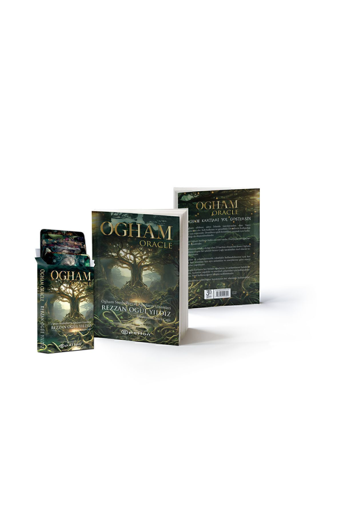 Epsilon Yayınevi Set Tarot - Ogham Oracle Rehber Kitaplı Kart 2Li Takım Rezzan Ogü
