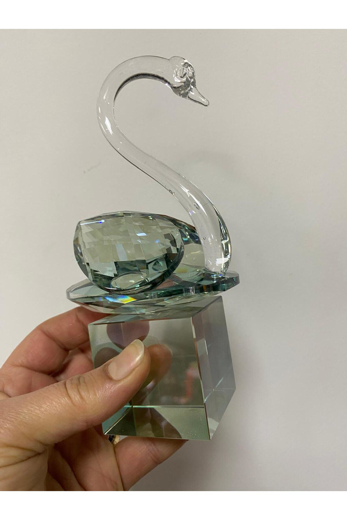Seta Kristal Dekoratif Kuğu Küçük 14,5cm