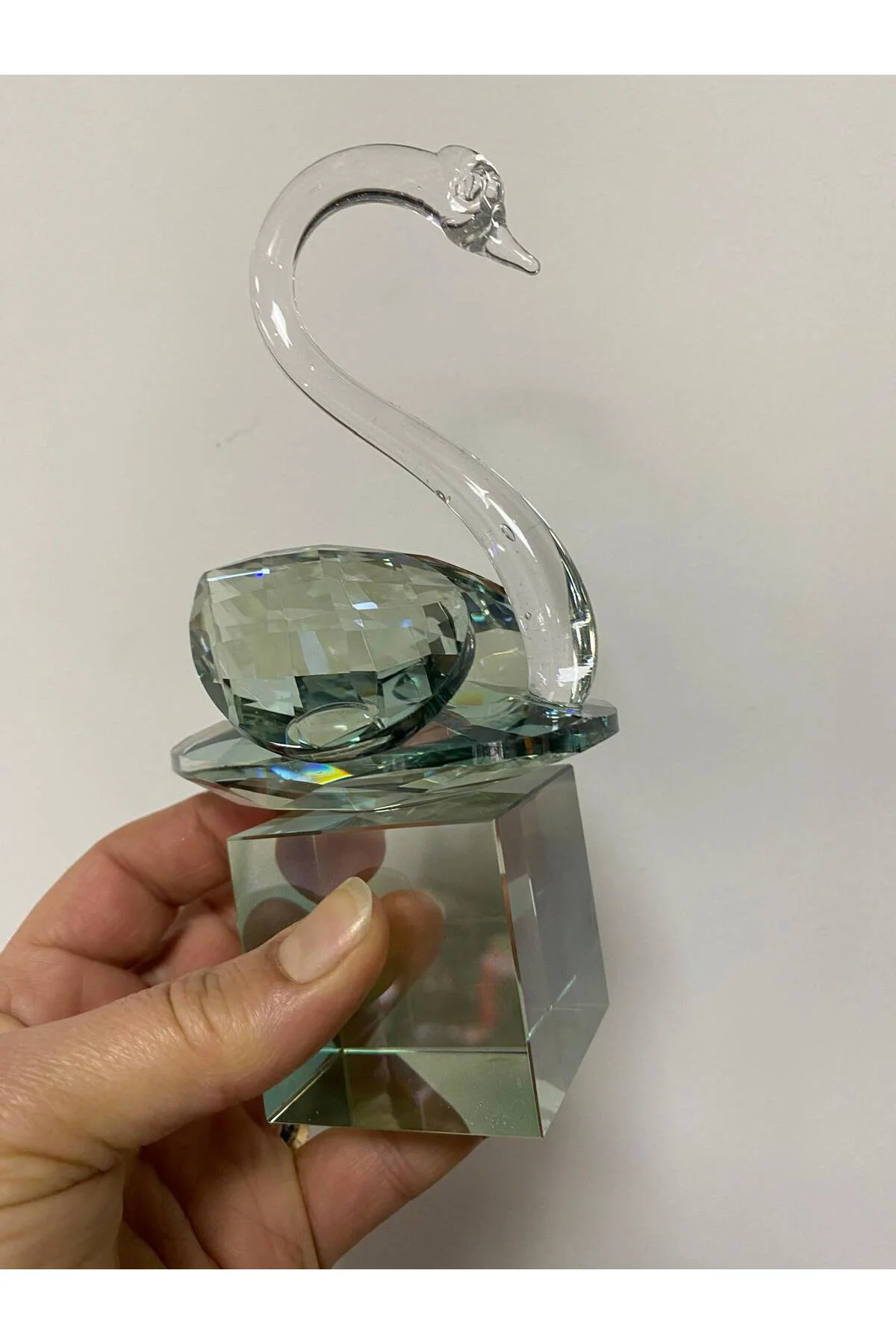 Seta Kristal Dekoratif Kuğu Küçük 14,5cm