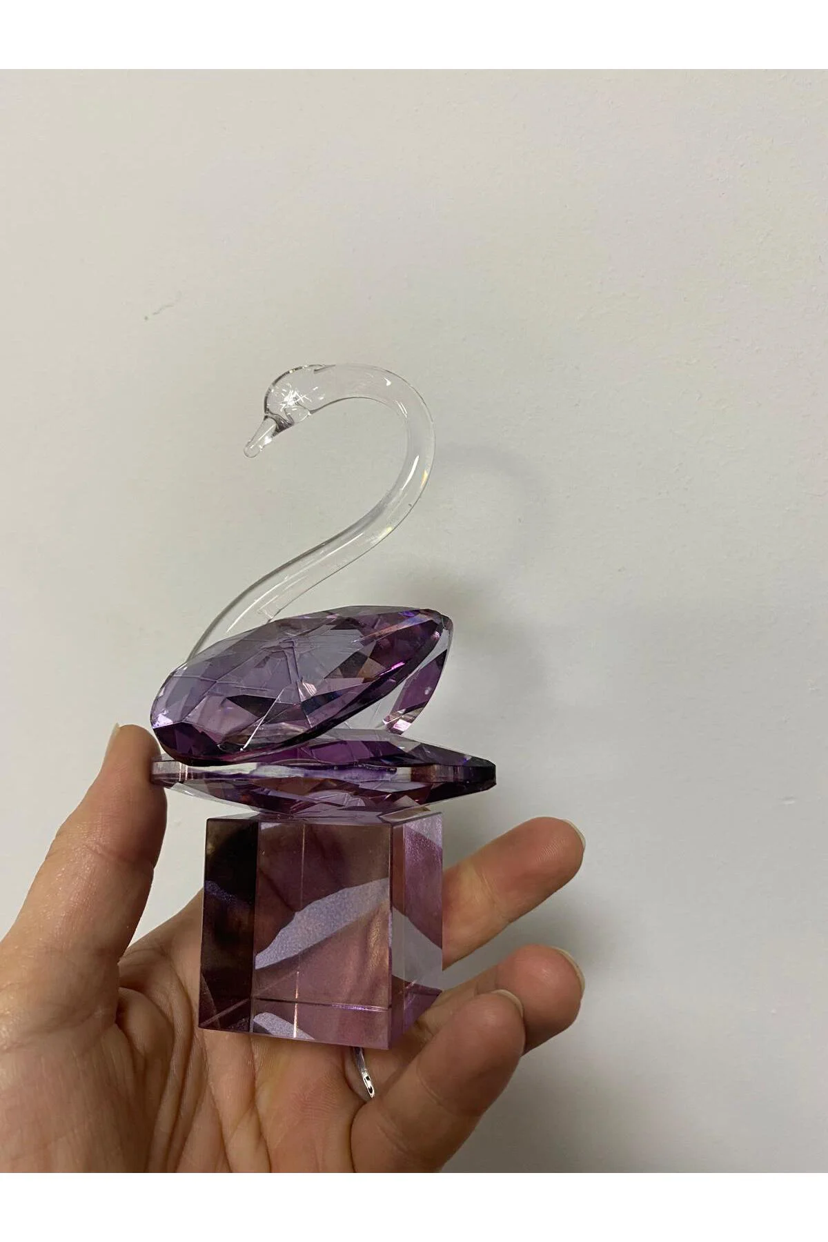 Seta Kristal Dekoratif Kuğu Orta 14,5cm