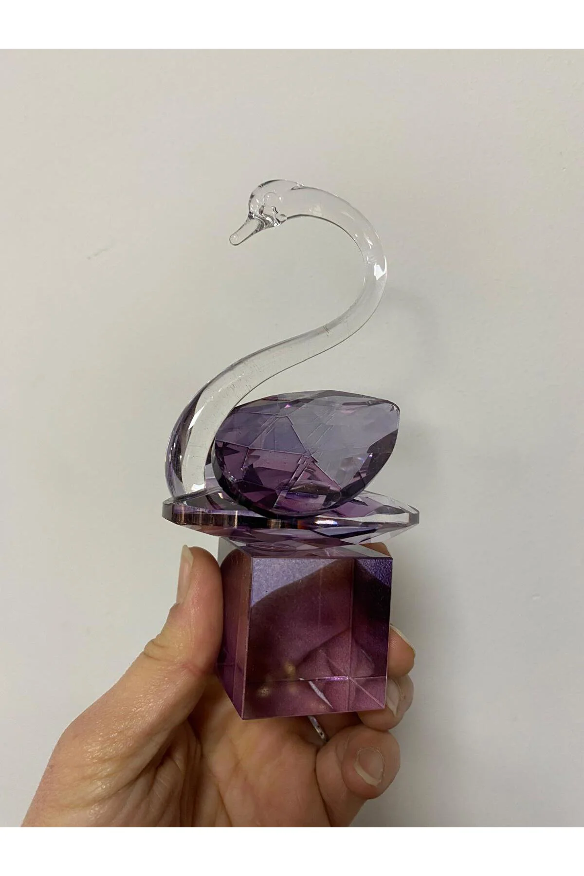 Seta Kristal Dekoratif Kuğu Orta 14,5cm