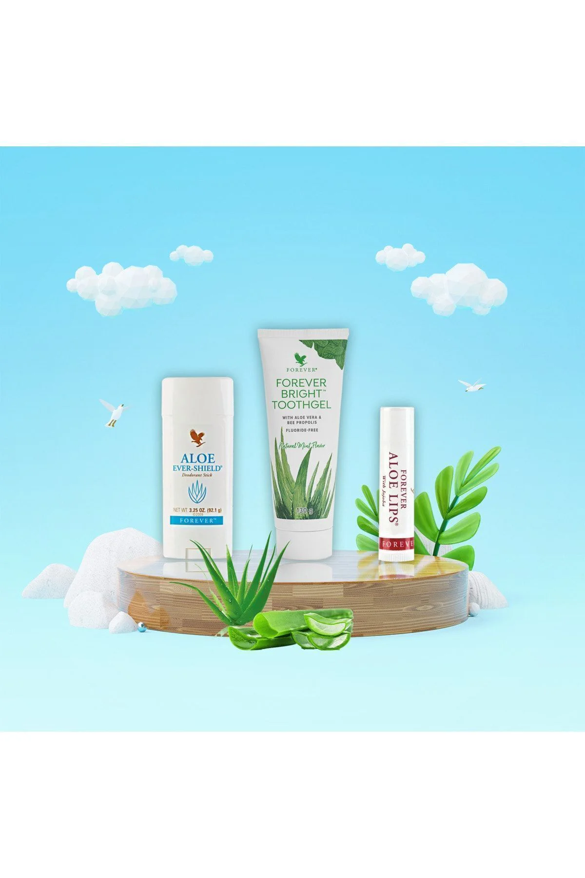 Seti - Deodorant-diş Macunu-lips Üçlü Takım Bir Arada Kampanyalı 