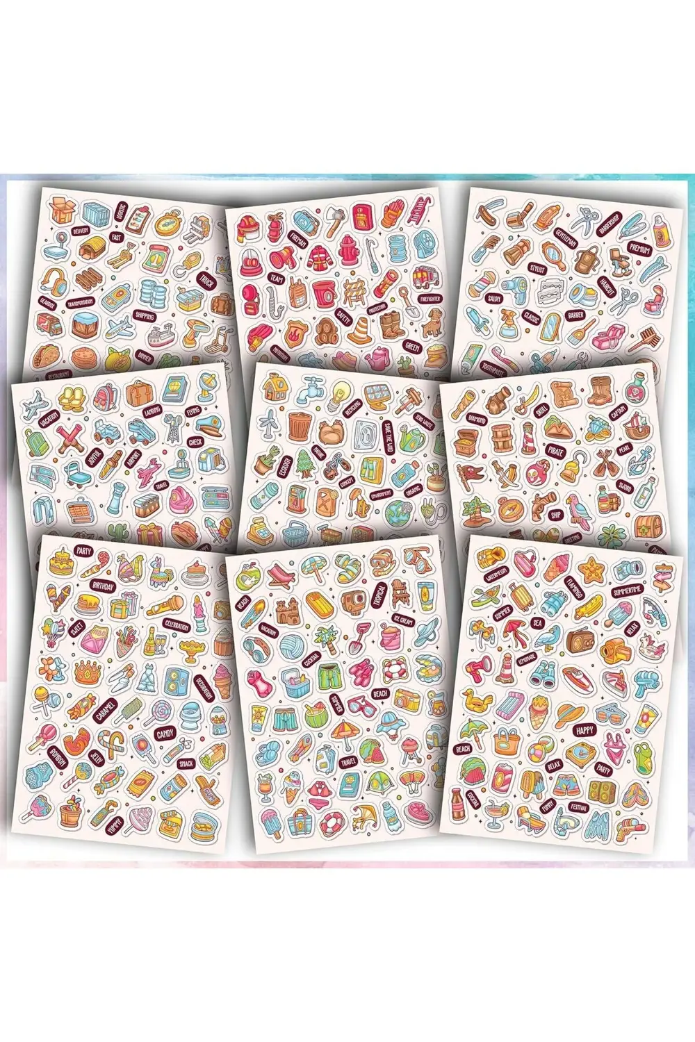 Seti Günlük Ajanda ve Defterlere Etiket, Öğretmen-Öğrenciler, Erk