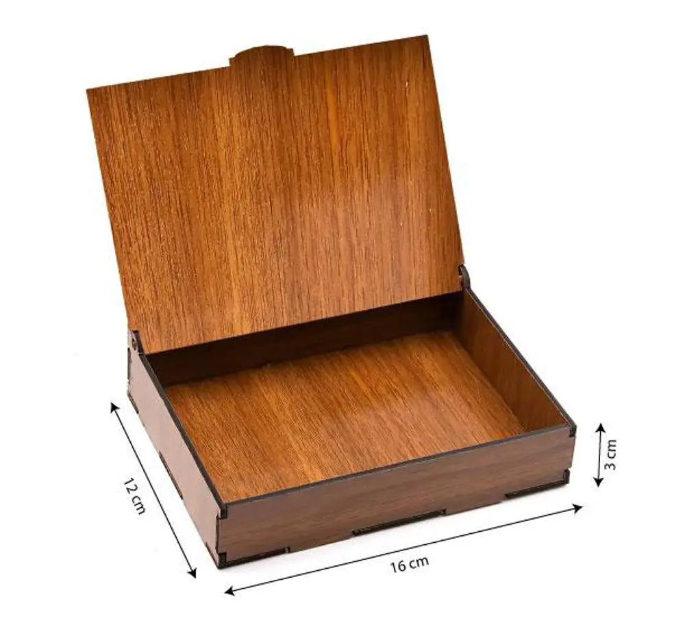 Sevdiklerinize Özel Ahşap Hediye Kutusunda 40 Adet Napoliten Çiko