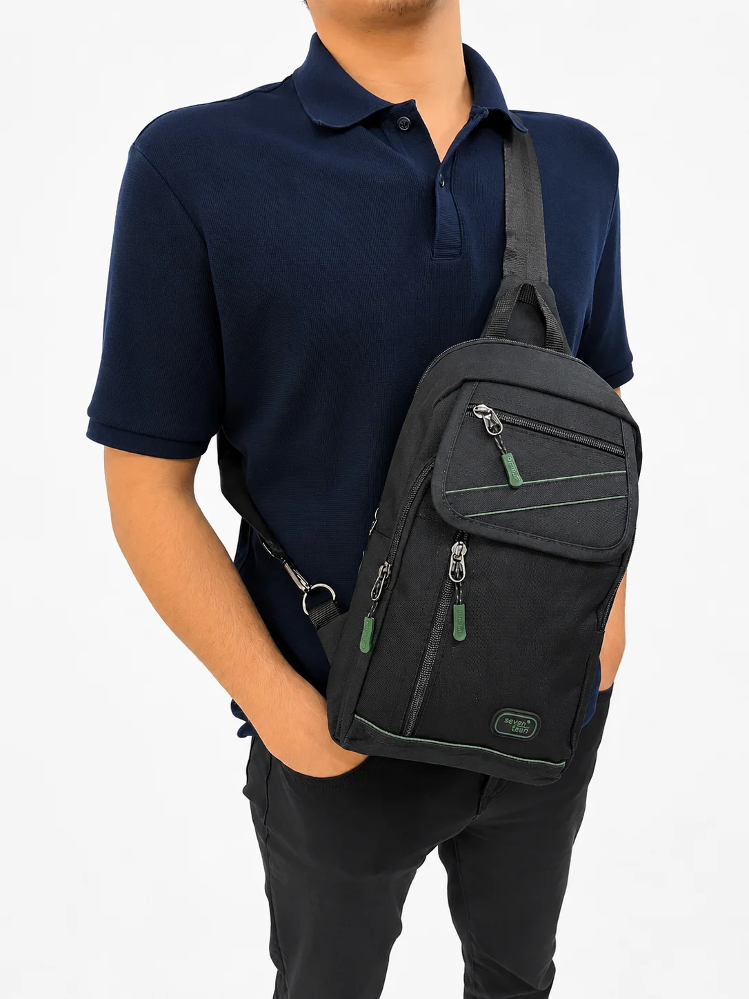 SEVENTEEN Unisex Büyük Boy  Hafif ve Dayanıklı Çapraz Askılı Body Bag