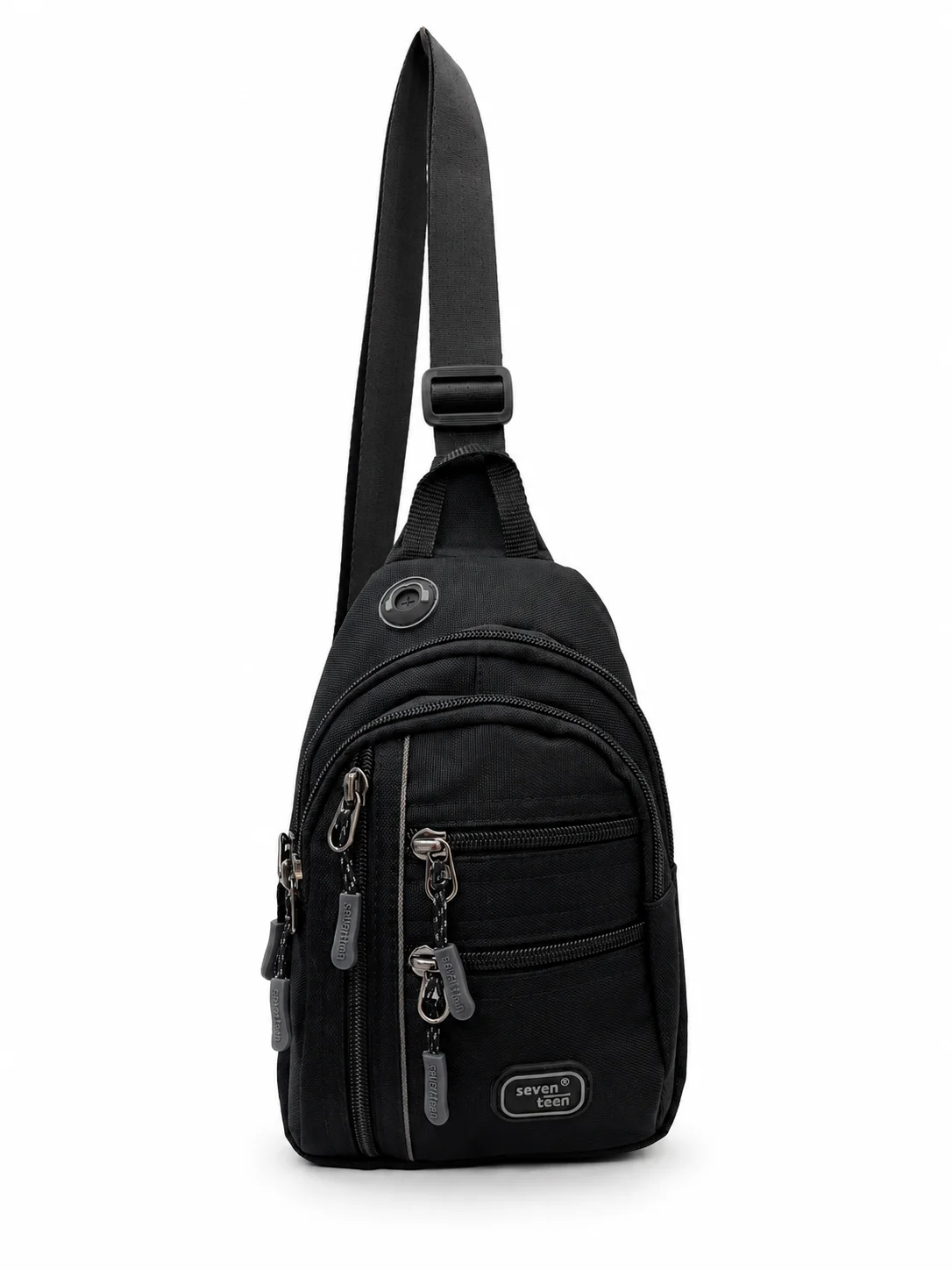 SEVENTEEN Unisex Küçük Boy Çok Gözlü Çapraz Askılı Body Bag