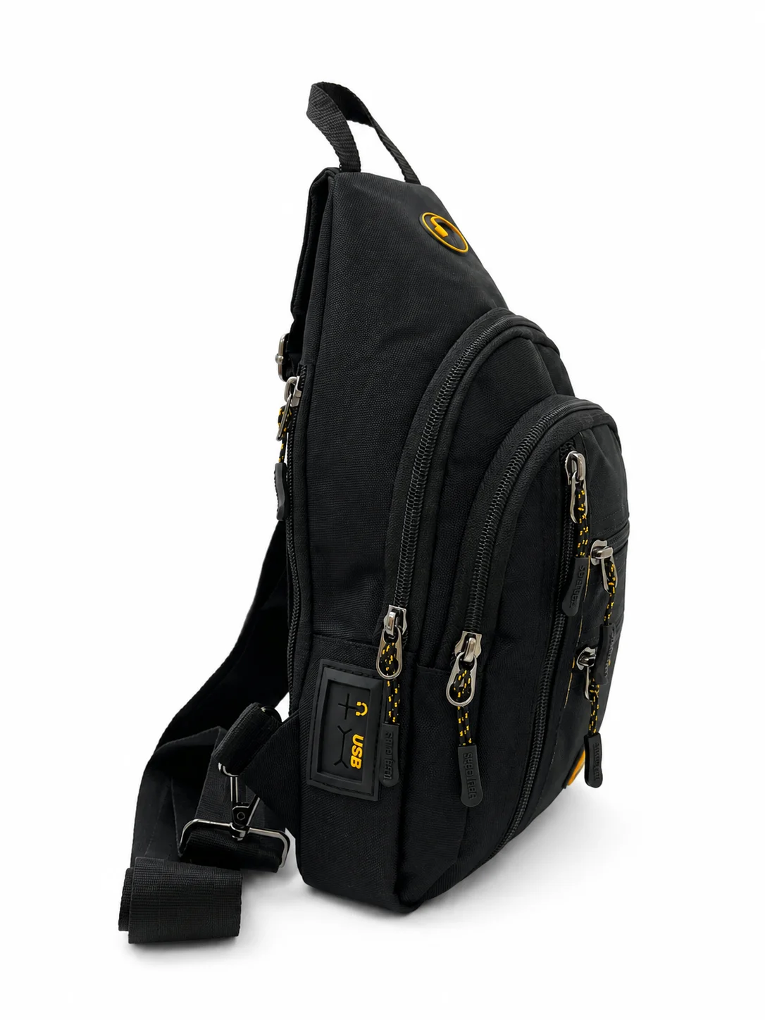 SEVENTEEN Unisex Orta Boy Çok Gözlü Çapraz Askılı Body Bag