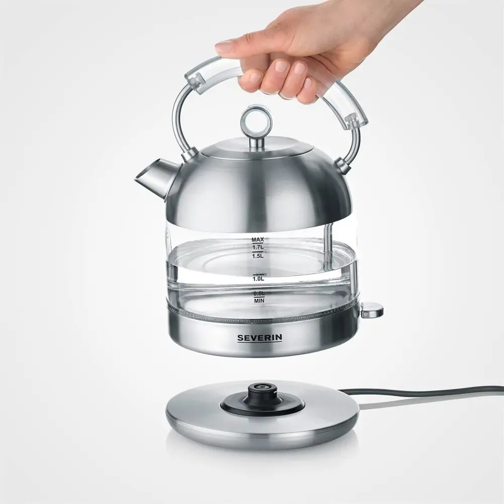 Severin Wk 3459 Retro Işıklı Cam Kettle