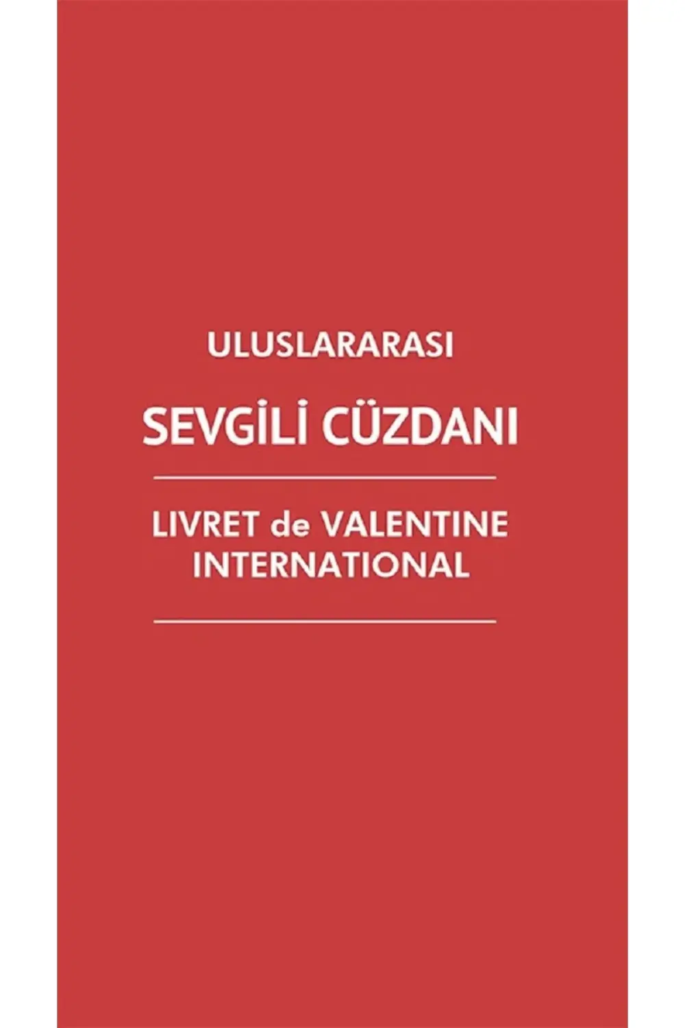 Sevgili Aşk Cüzdanı Kırmızı Unisex