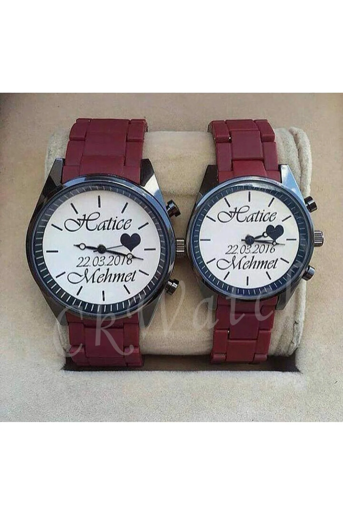 Sevgili Hediye Yıl dönümü Hediyesi Erkek Kol Saati Çift Kombin Sa