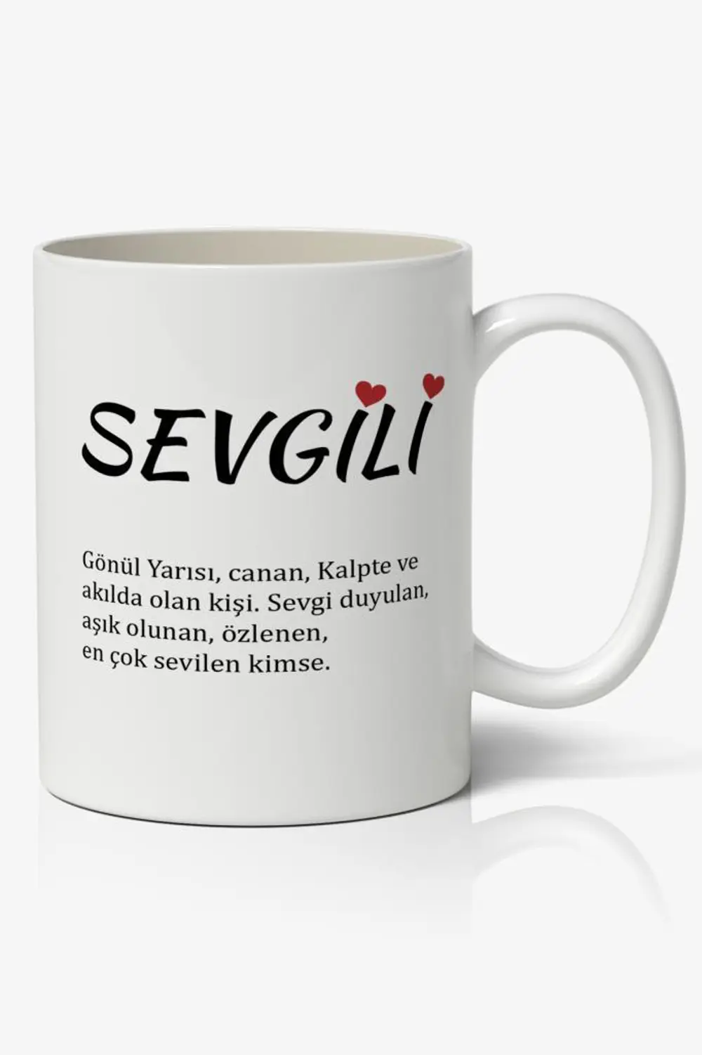 Sevgili Kelime Anlamı Sevgililer Günü Baskılı Kupa Bardak Kahve K Sevgili Kelime Anlamı Sevgililer Günü Baskılı Kupa Bardak Kahve K