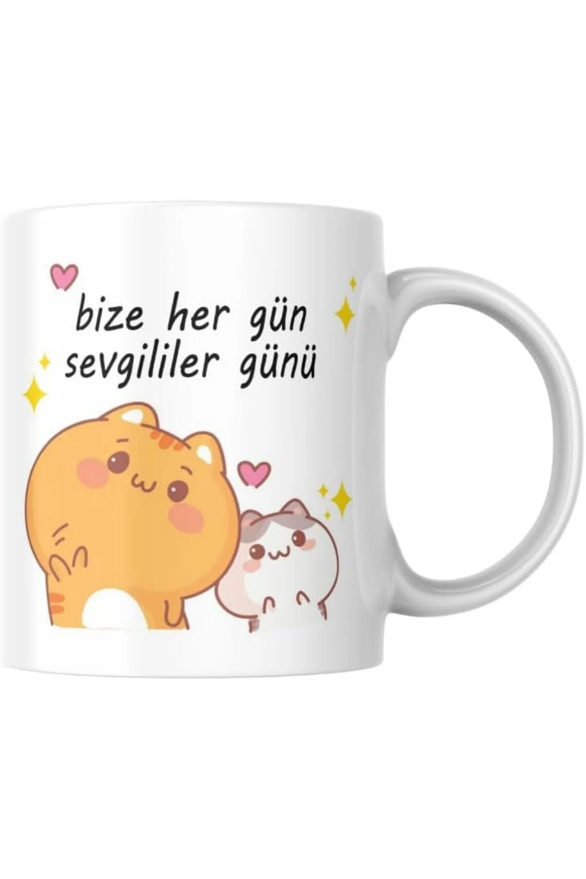 Sevgililer Günü Baskılı Kupa Bardak Komik Yazılı Hediyelik Çay Ka