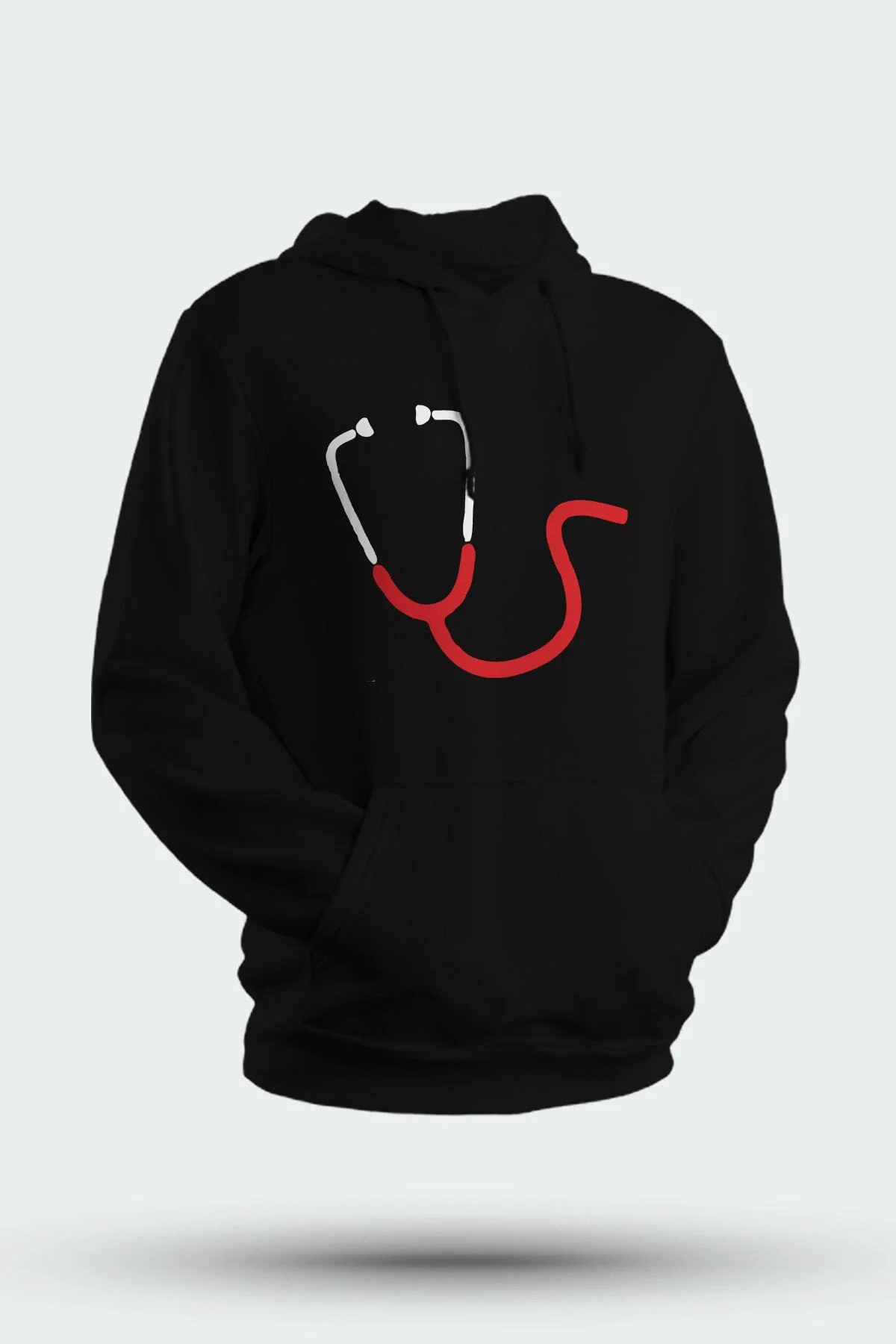 Sevgililer Günü Çiflere Baskılı Kapüşonlu Sweatshirt Partneriniz 