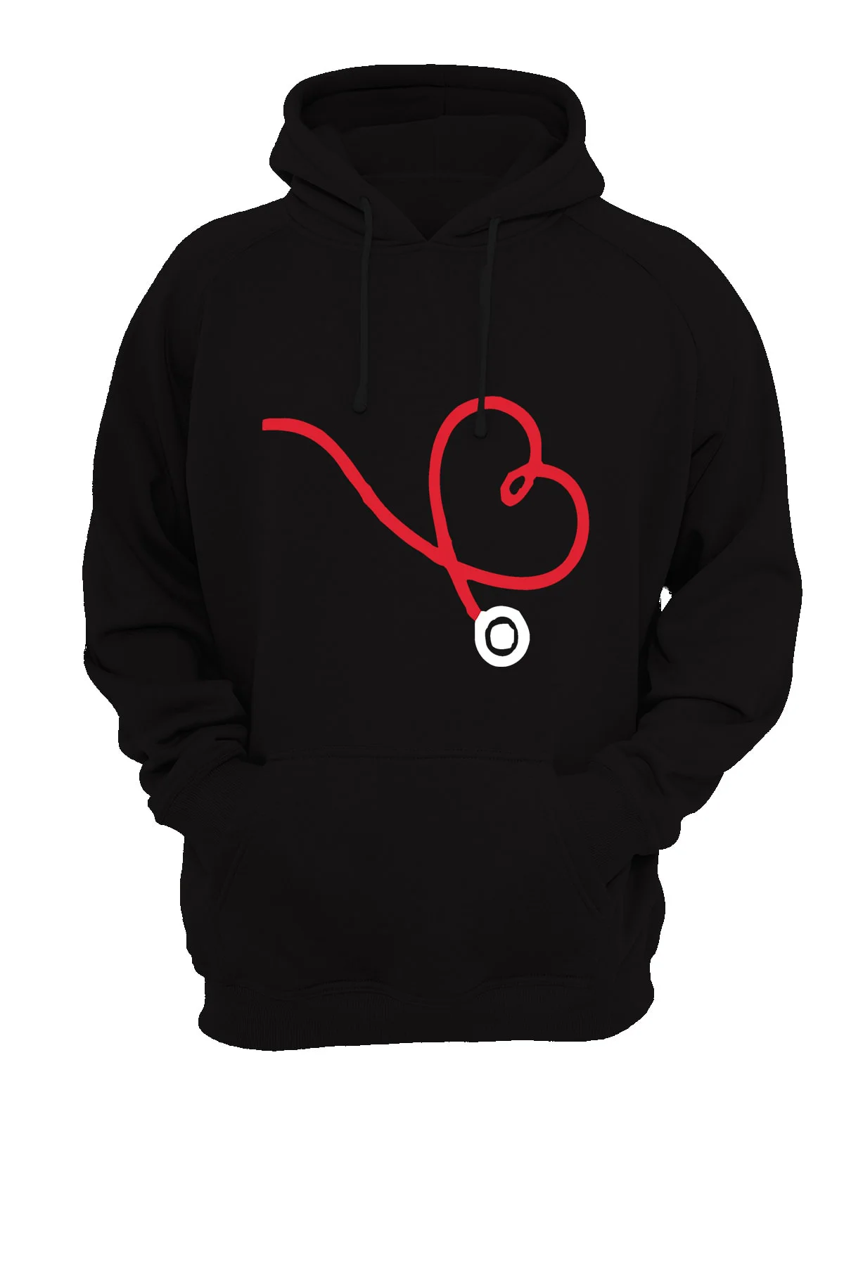 Sevgililer Günü Çiflere Baskılı Kapüşonlu Sweatshirt Partneriniz 
