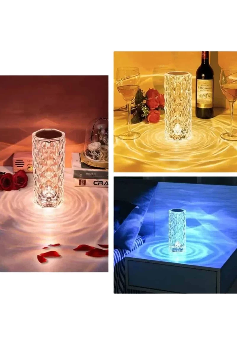 Sevgililer Günü İçin Hediye Kristal Lamba Sevgiliye Hediye USB Şarjlı Gece Lambası (Kopya)