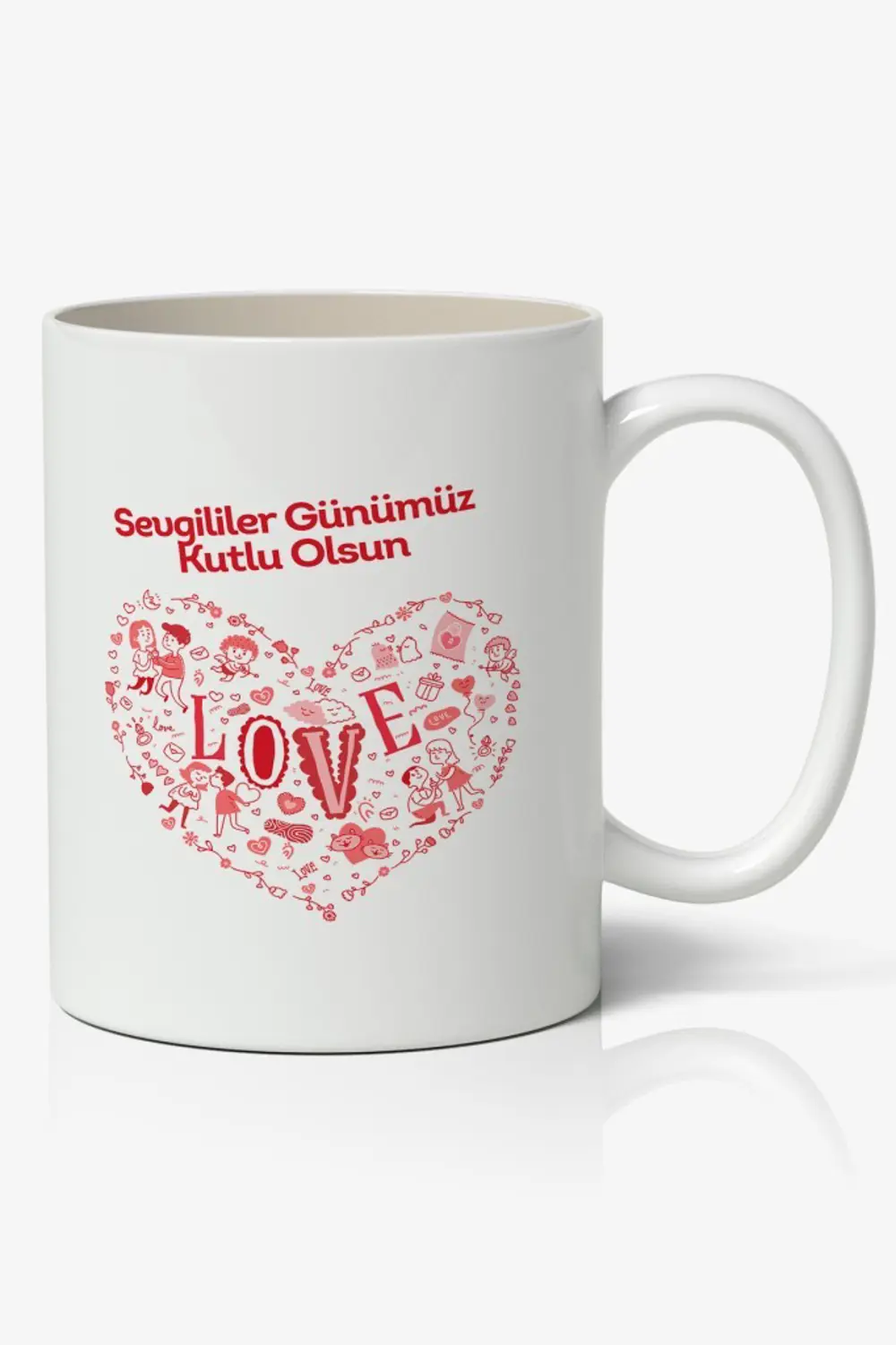 Sevgililer Günümüz Kutlu Olsun Baskılı Kupa Bardak Mod5 Sevgililer Günümüz Kutlu Olsun Baskılı Kupa Bardak Mod5