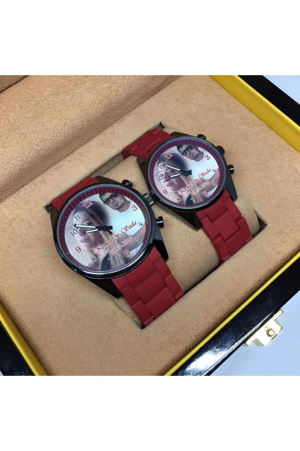 Sevgiliye Hediye Kişiye Özel İsimli Kol Saati Sevgili Saatleri Çi