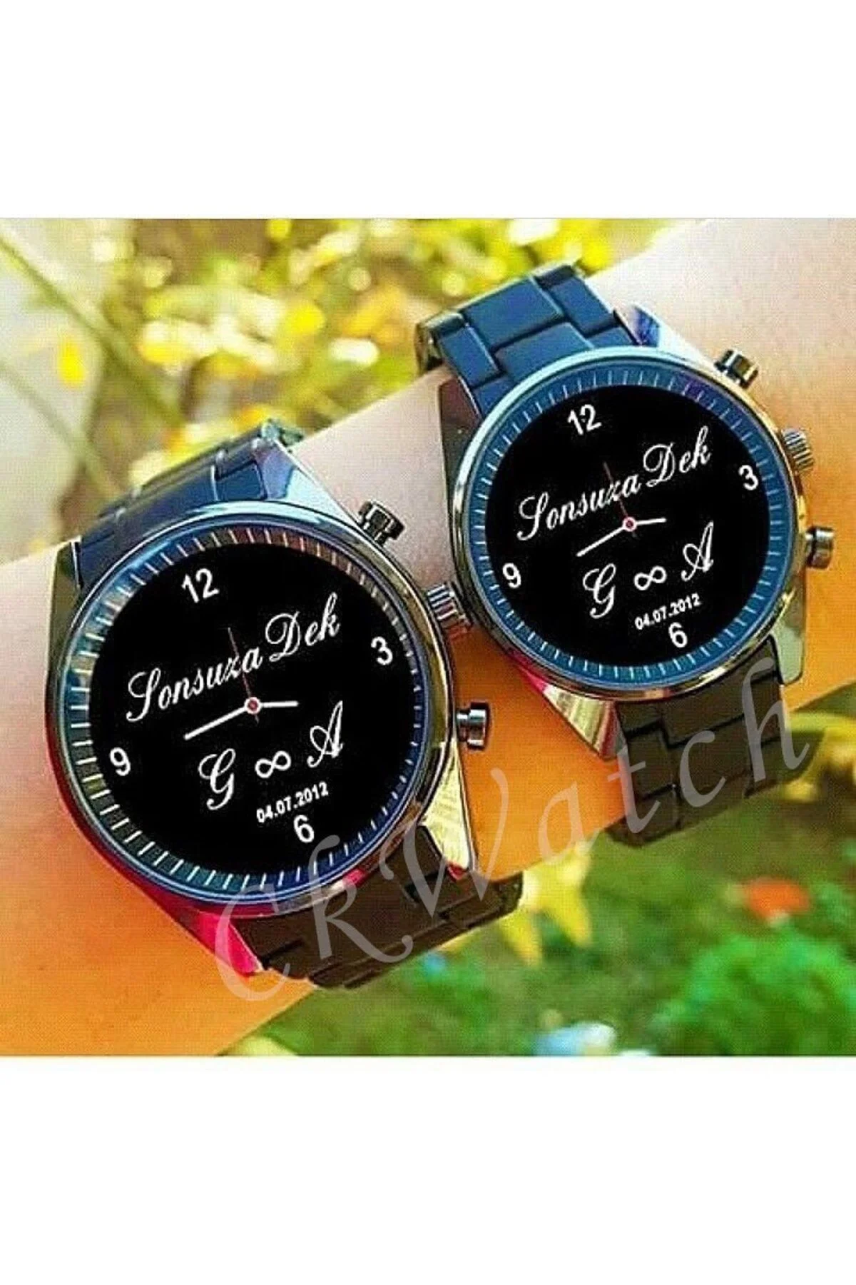 Sevgiliye Hediye Kişiye Özel İsimli Kol Saati Sevgili Saatleri Çi