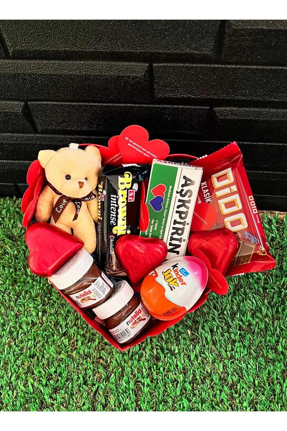 Sevgiliye Hediye - Tatlı Ayıcıklı Çikolatalı Ve Aşk Dolu Romantik