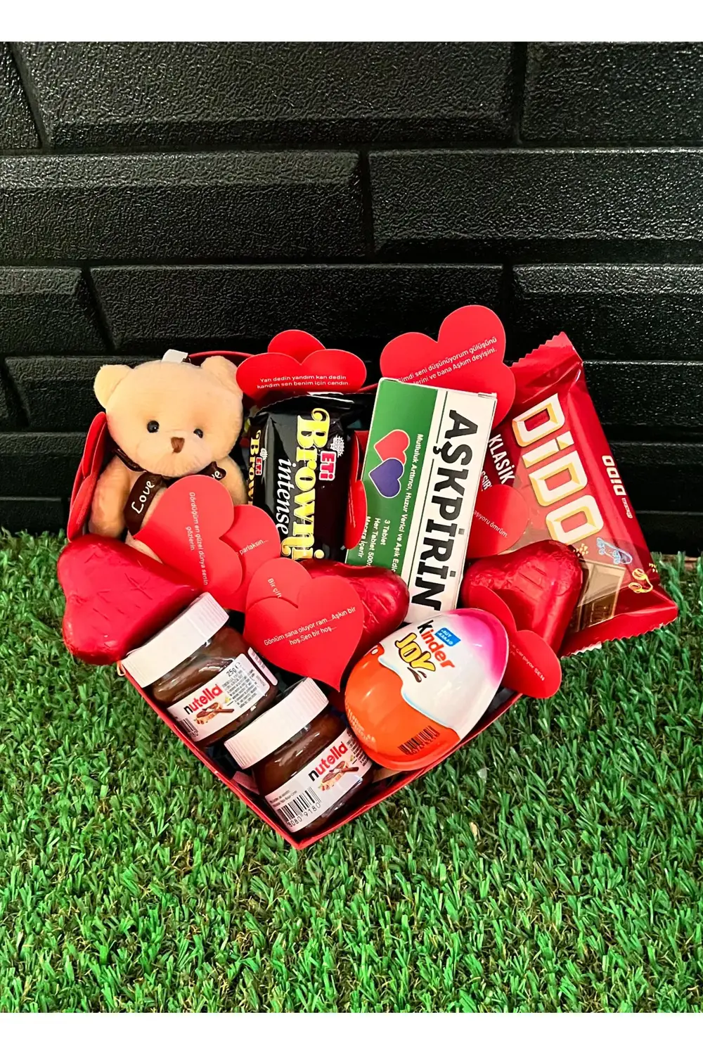Sevgiliye Hediye - Tatlı Ayıcıklı Çikolatalı Ve Aşk Dolu Romantik