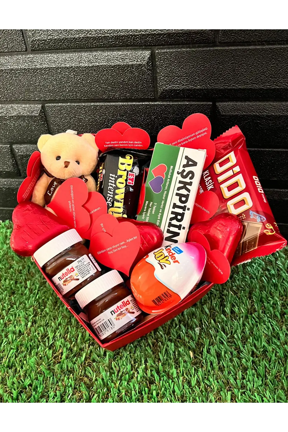 Sevgiliye Hediye - Tatlı Ayıcıklı Çikolatalı Ve Aşk Dolu Romantik