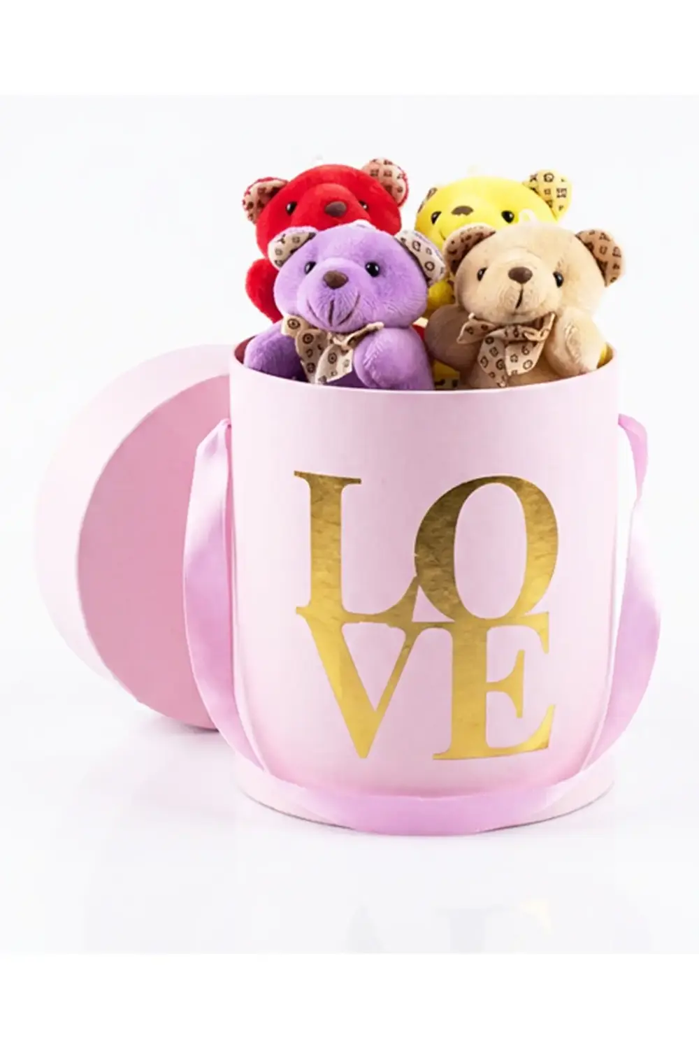 Sevgiliye Mini Ayıcıklı Hediye Kutusu - 14 Şubat Sevgililer Günü