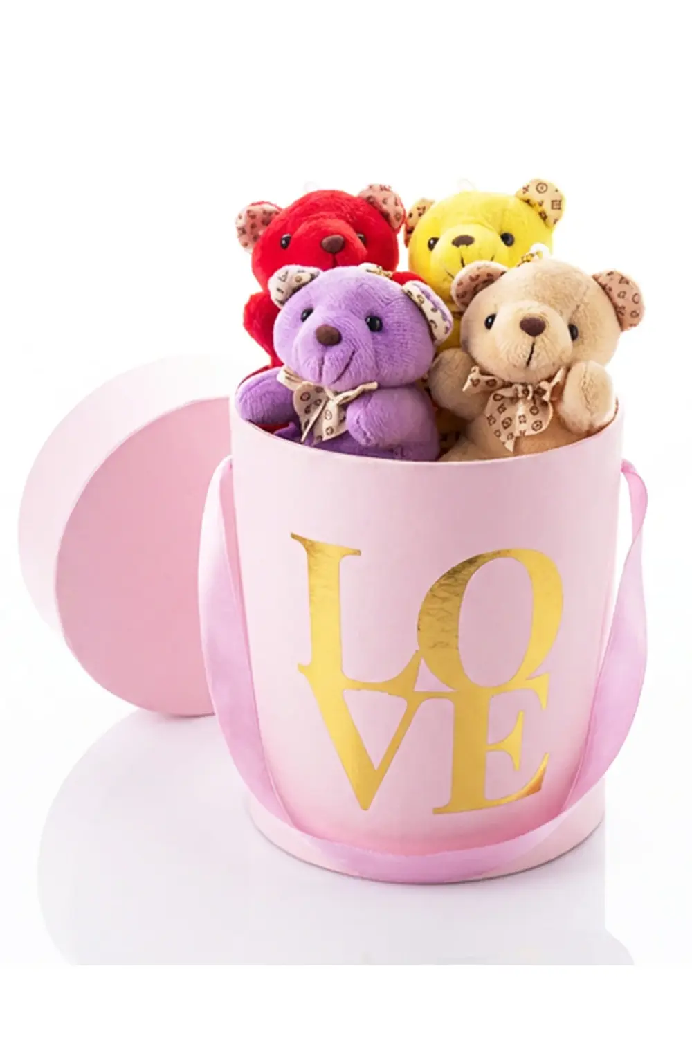 Sevgiliye Mini Ayıcıklı Hediye Kutusu - 14 Şubat Sevgililer Günü