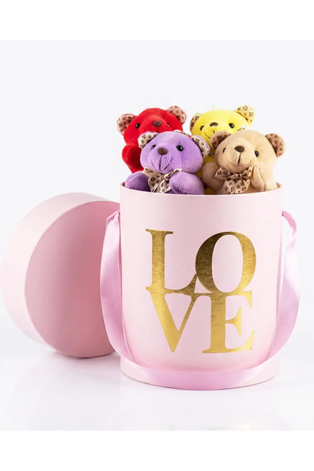 Sevgiliye Mini Ayıcıklı Hediye Kutusu - 14 Şubat Sevgililer Günü