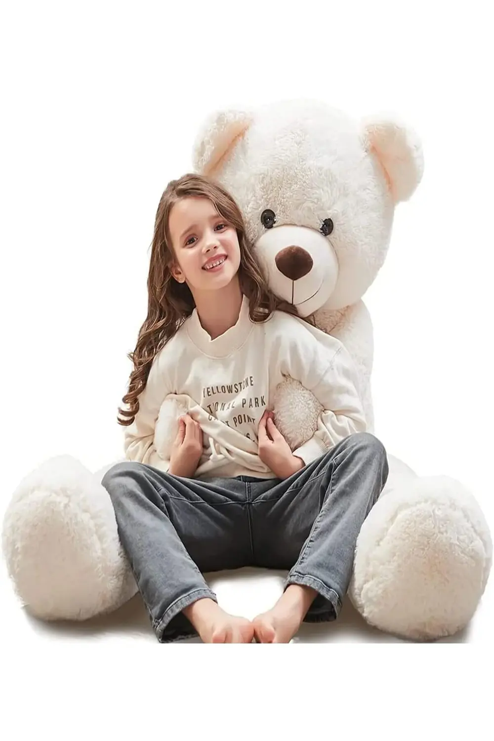 Sevgiliye Özel Hediye - 140 cm Papyonlu Peluş Ayıcık... 395519
