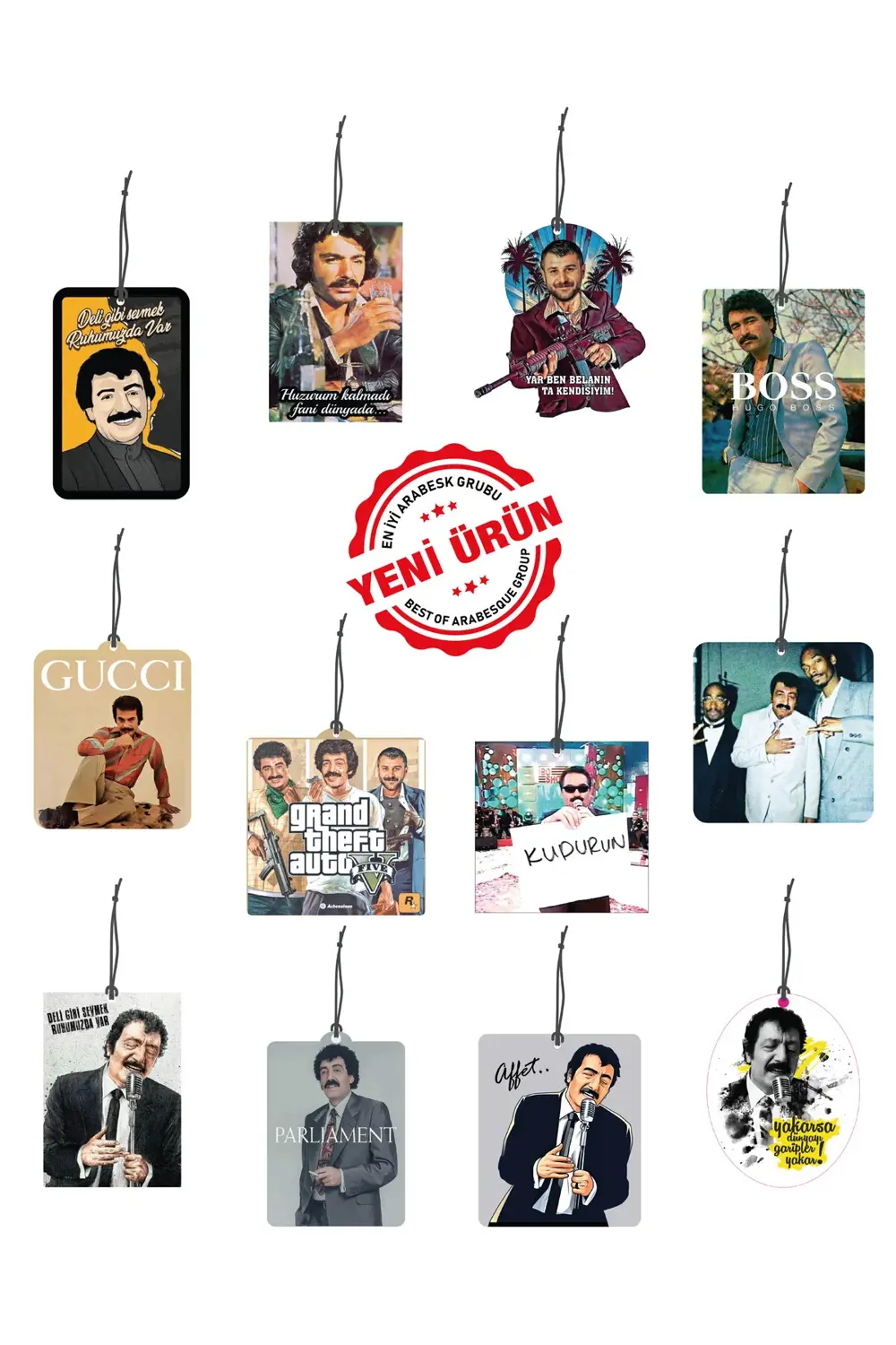 Sevilen Arabesk Sanatçıları Ekonomik 12'li Oto Kokusu ve Oto Akse