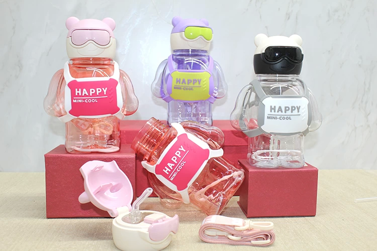 Just Cheap Store Sevimli 3D Desenli Su Matarası Bpa İçermez Alk3143