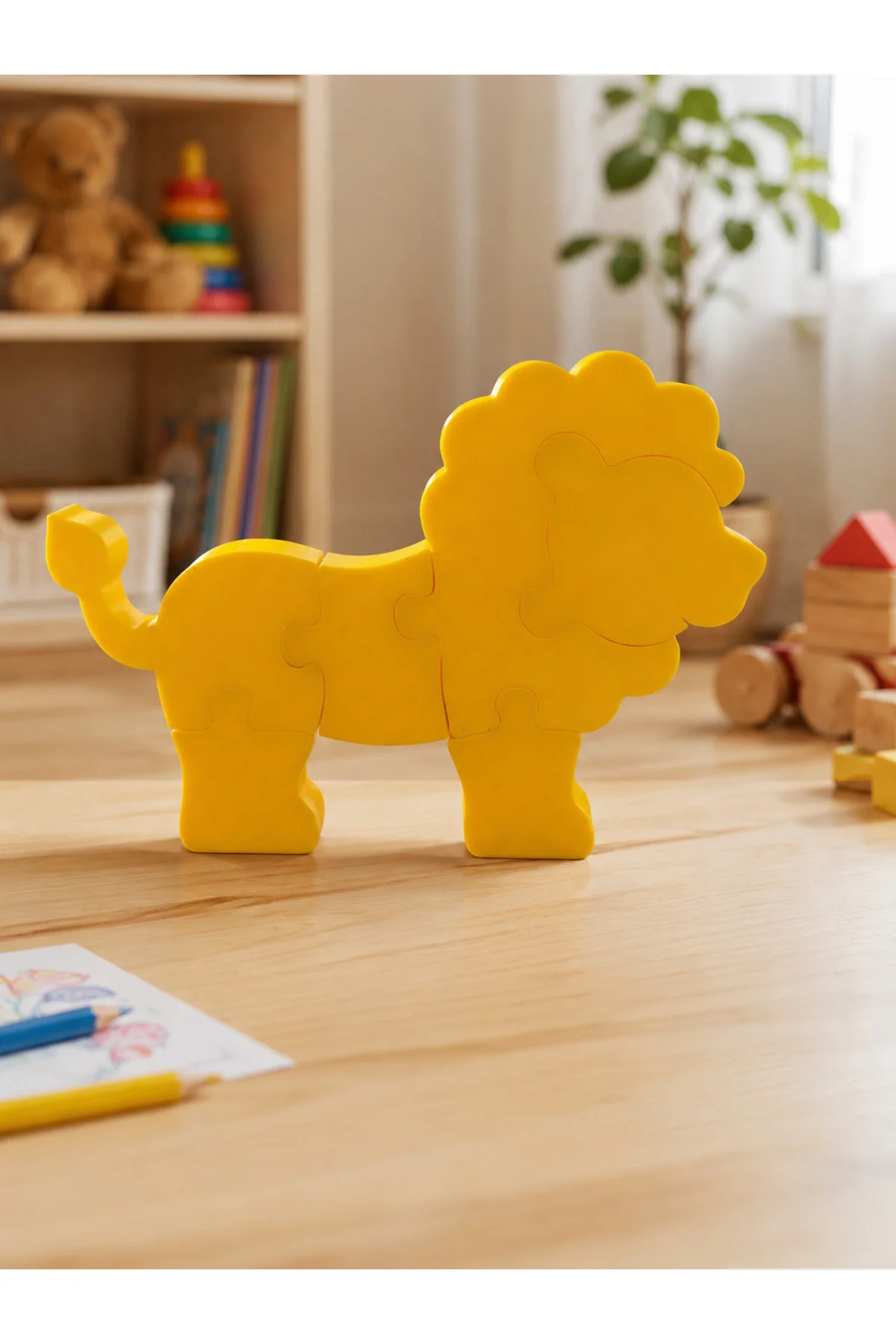 Sevimli Aslan 3D Baskı Puzzle – 6 Parça Eğitici Çocuk Yapbozu (3+ Yaş) Sevimli Aslan 3D Baskı Puzzle – 6 Parça Eğitici Çocuk Yapbozu (3+ Yaş)