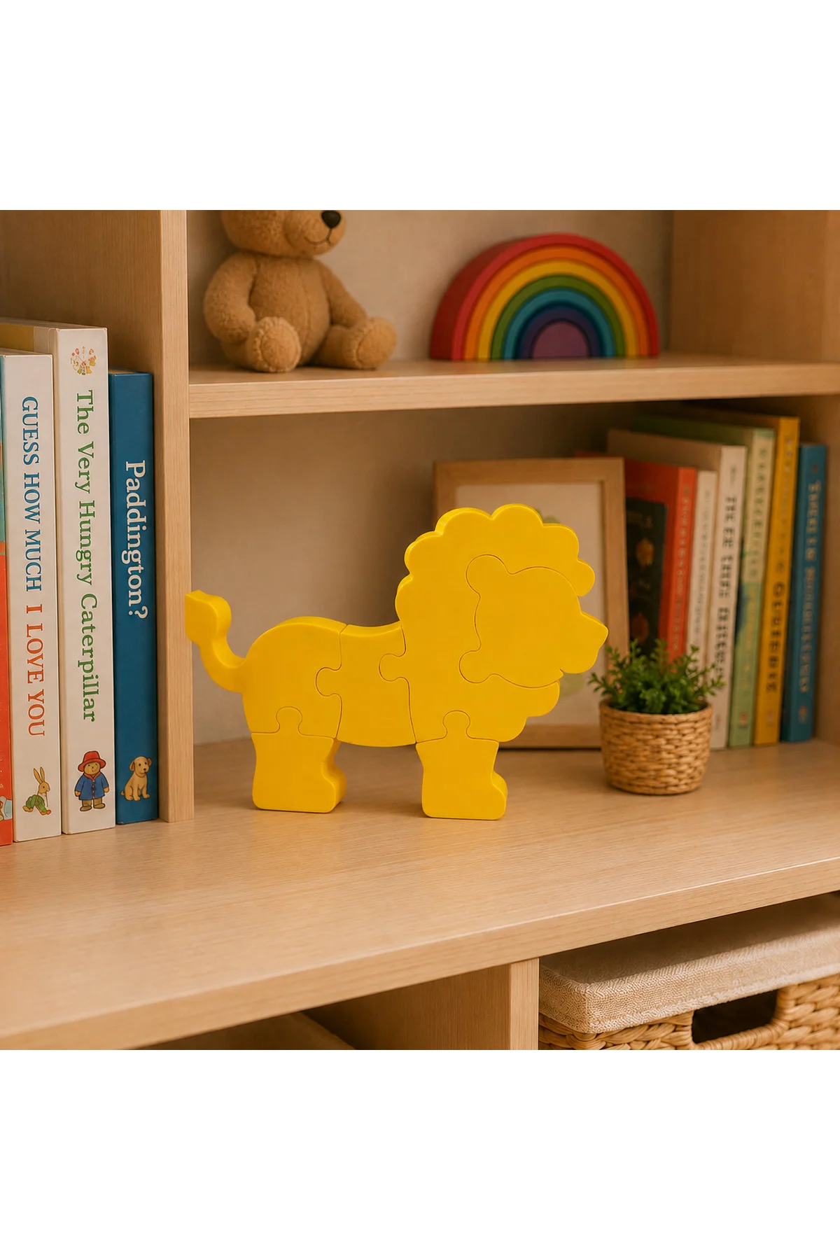 Sevimli Aslan 3D Baskı Puzzle – 6 Parça Eğitici Çocuk Yapbozu (3+ Yaş) Sevimli Aslan 3D Baskı Puzzle – 6 Parça Eğitici Çocuk Yapbozu (3+ Yaş)