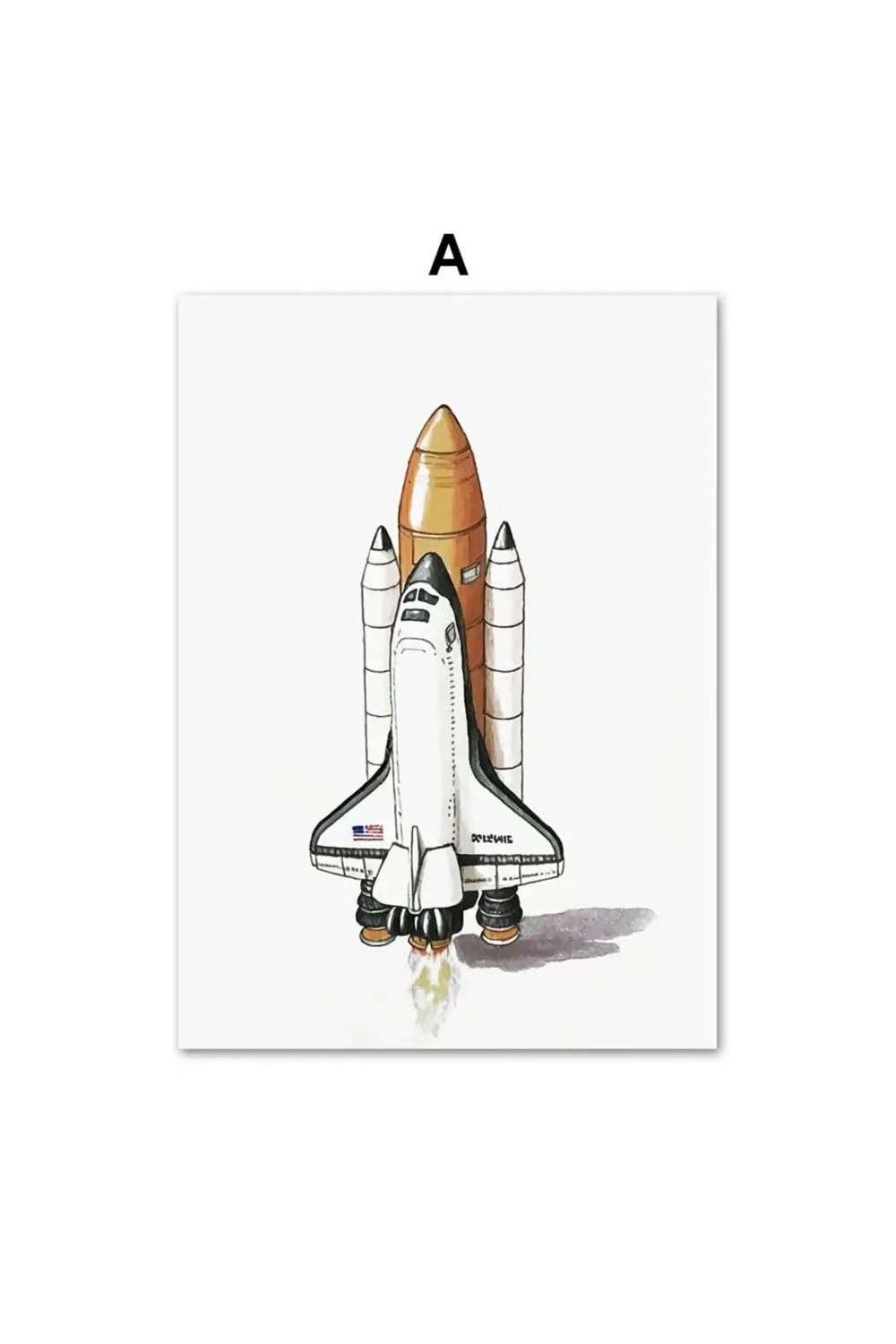 Sevimli Astronot Ve Gezegenler Özel Tasarım 6’lı Çerçeve Görünüml