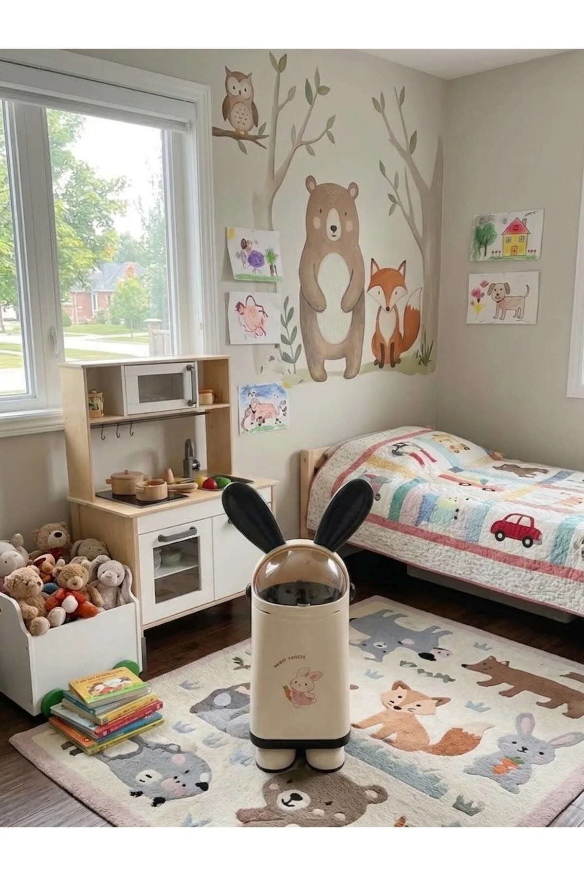 Sevimli Ayaklı Tavşan Çöp Kovası 61*22cm Fiyatı, Yorumları ve Özellikleri
