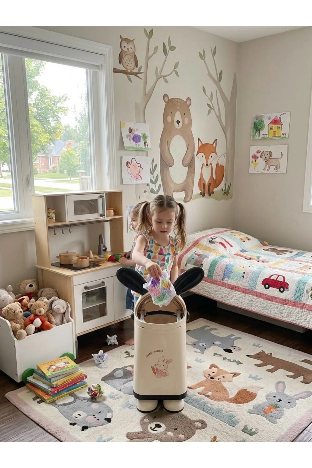 Sevimli Ayaklı Tavşan Çöp Kovası 61*22cm Fiyatı, Yorumları ve Özellikleri