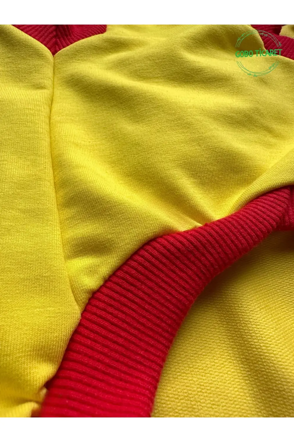 Sevimli Beyaz Ayıcık Aksesuarlı Fosforlu Sarı Kedi Köpek Kıyafeti