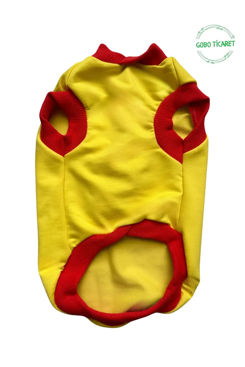 Sevimli Beyaz Ayıcık Aksesuarlı Fosforlu Sarı Kedi Köpek Kıyafeti