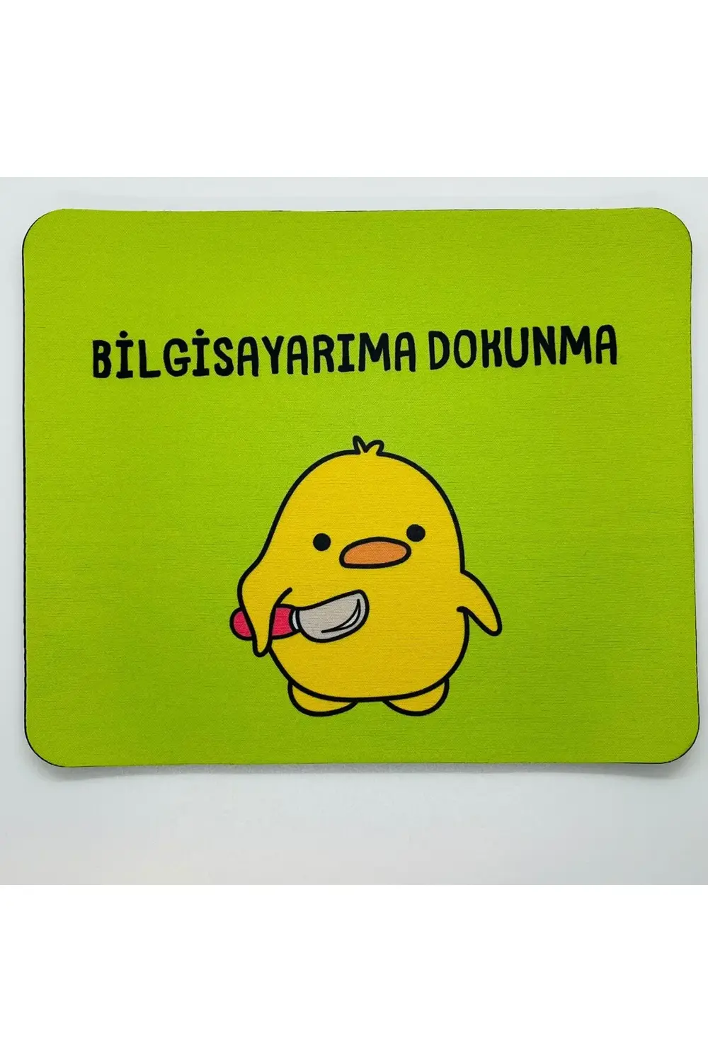 Sevimli Civciv Mouse Pad, 21x17 cm, Kaymaz Taban, Ev, Ofis ve Oyu