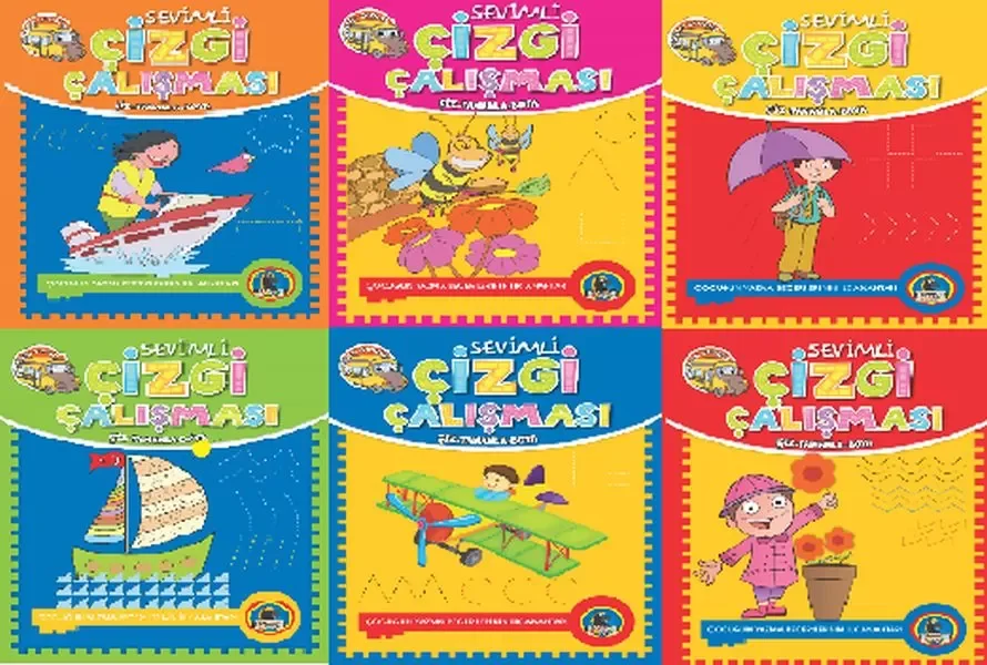 Sevimli Çizgi Çalışması (6 Kitap Set) Fiyatı, Yorumları ve Özellikleri